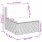 vidaXL Set Divano da Giardino 6 pz con Cuscini Beige in Polyrattan vidaXL Set Divano da Giardino 6 pz con Cuscini Beige in Polyrattan