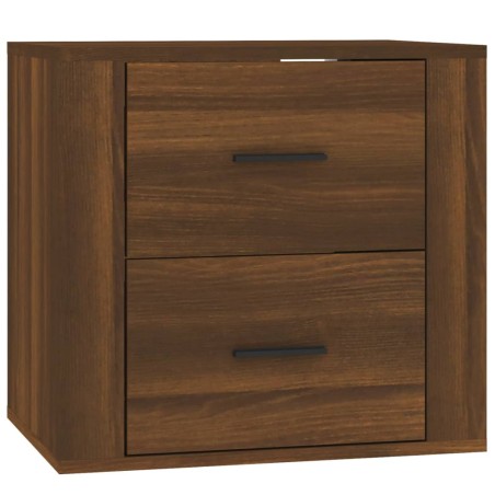 vidaXL Comodino a Muro Rovere Marrone 50x36x47 cm