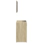 vidaXL Set Mobili da Bagno 2 pz Rovere Sonoma in Legno Multistrato vidaXL Set Mobili da Bagno 2 pz Rovere Sonoma in Legno Multistrato