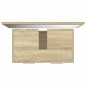 vidaXL Set Mobili da Bagno 2 pz Rovere Sonoma in Legno Multistrato vidaXL Set Mobili da Bagno 2 pz Rovere Sonoma in Legno Multistrato