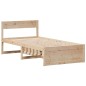 vidaXL Giroletto senza Materasso 100x200 cm in Legno Massello di Pino vidaXL Giroletto senza Materasso 100x200 cm in Legno Massello di Pino