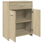 vidaXL Mobile da Bagno Rovere Sonoma 60x33x80 cm in Legno tecnico vidaXL Mobile da Bagno Rovere Sonoma 60x33x80 cm in Legno tecnico