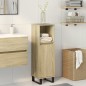 vidaXL Armadietto da Bagno Rovere Sonoma 30x30x100cm Legno Multistrato vidaXL Armadietto da Bagno Rovere Sonoma 30x30x100cm Legno Multistrato