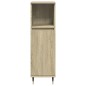 vidaXL Armadietto da Bagno Rovere Sonoma 30x30x100cm Legno Multistrato vidaXL Armadietto da Bagno Rovere Sonoma 30x30x100cm Legno Multistrato