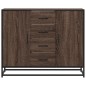 vidaXL Credenza Rovere Marrone 92x35x76 cm in Legno Multistrato vidaXL Credenza Rovere Marrone 92x35x76 cm in Legno Multistrato
