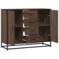 vidaXL Credenza Rovere Marrone 92x35x76 cm in Legno Multistrato vidaXL Credenza Rovere Marrone 92x35x76 cm in Legno Multistrato