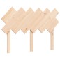 vidaXL Giroletto con Testiera Small Double in Legno Massello
