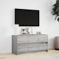 vidaXL Mobile Porta TV con LED Grigio Sonoma 100x34x50cm in Truciolato vidaXL Mobile Porta TV con LED Grigio Sonoma 100x34x50cm in Truciolato