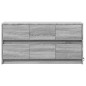 vidaXL Mobile Porta TV con LED Grigio Sonoma 100x34x50cm in Truciolato vidaXL Mobile Porta TV con LED Grigio Sonoma 100x34x50cm in Truciolato
