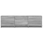 vidaXL Mobile Porta TV con LED Grigio Sonoma 140x34x40cm in Truciolato vidaXL Mobile Porta TV con LED Grigio Sonoma 140x34x40cm in Truciolato
