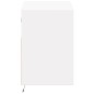 vidaXL Mobile TV a Parete con Luci LED Bianco 80x31x45 cm vidaXL Mobile TV a Parete con Luci LED Bianco 80x31x45 cm