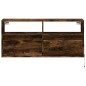 vidaXL Mobile TV a Parete con Luci LED Rovere Fumo 100x31x45 cm vidaXL Mobile TV a Parete con Luci LED Rovere Fumo 100x31x45 cm