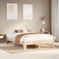 vidaXL Letto senza Materasso 160x200 cm in Legno Massello di Pino vidaXL Letto senza Materasso 160x200 cm in Legno Massello di Pino
