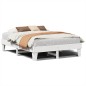 vidaXL Letto senza Materasso Bianco 140x200 cm Legno Massello di Pino vidaXL Letto senza Materasso Bianco 140x200 cm Legno Massello di Pino