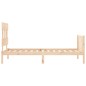 vidaXL Giroletto senza Materasso 100x200 cm in Legno Massello di Pino vidaXL Giroletto senza Materasso 100x200 cm in Legno Massello di Pino