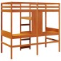 vidaXL Giroletto Soppalco Scrivanie Ripiani Marrone Cera 90x200cm Pino vidaXL Giroletto Soppalco Scrivanie Ripiani Marrone Cera 90x200cm Pino
