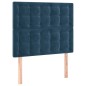 Testiera 2 pz Blu Scuro 80x5x78/88 cm in Velluto Testiera 2 pz Blu Scuro 80x5x78/88 cm in Velluto