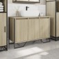vidaXL Mobile Lavabo Bagno Rovere Sonoma 91x35x60 cm in Truciolato vidaXL Mobile Lavabo Bagno Rovere Sonoma 91x35x60 cm in Truciolato