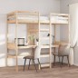 vidaXL Giroletto Soppalco con Scrivanie e Ripiani 90x200cm Legno Pino vidaXL Giroletto Soppalco con Scrivanie e Ripiani 90x200cm Legno Pino