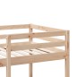 vidaXL Giroletto Soppalco con Scrivanie e Ripiani 90x200cm Legno Pino vidaXL Giroletto Soppalco con Scrivanie e Ripiani 90x200cm Legno Pino