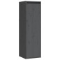Mobili Porta TV 5 pz Grigi in Legno Massello di Pino Mobili Porta TV 5 pz Grigi in Legno Massello di Pino