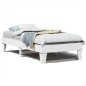 vidaXL Letto senza Materasso Bianco 90x190 cm in Legno Massello Pino vidaXL Letto senza Materasso Bianco 90x190 cm in Legno Massello Pino