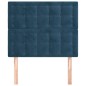 Testiera 2 pz Blu Scuro 80x5x78/88 cm in Velluto Testiera 2 pz Blu Scuro 80x5x78/88 cm in Velluto