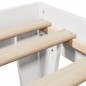 vidaXL Letto senza Materasso Bianco 90x190 cm in Legno Massello Pino vidaXL Letto senza Materasso Bianco 90x190 cm in Legno Massello Pino