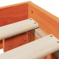 vidaXL Letto senza Materasso Marrone Cera 120x190 cm in Legno di Pino