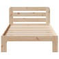 vidaXL Giroletto senza Materasso 100x200 cm in Legno Massello di Pino vidaXL Giroletto senza Materasso 100x200 cm in Legno Massello di Pino