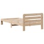 vidaXL Giroletto senza Materasso 100x200 cm in Legno Massello di Pino vidaXL Giroletto senza Materasso 100x200 cm in Legno Massello di Pino