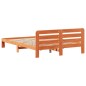 vidaXL Letto senza Materasso Marrone Cera 120x200 cm in Legno di Pino vidaXL Letto senza Materasso Marrone Cera 120x200 cm in Legno di Pino