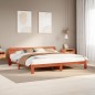 vidaXL Letto senza Materasso Marrone Cera 180x200 cm in Legno di Pino vidaXL Letto senza Materasso Marrone Cera 180x200 cm in Legno di Pino