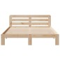 vidaXL Letto senza Materasso 160x200 cm in Legno Massello di Pino