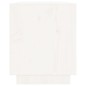 Mobile Porta TV Bianco 110,5x35x44 cm in Legno Massello di Pino Mobile Porta TV Bianco 110,5x35x44 cm in Legno Massello di Pino