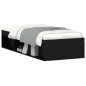 vidaXL Giroletto Nero 75x190 cm Small Single vidaXL Giroletto Nero 75x190 cm Small Single