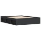 vidaXL Giroletto Nero 150x200 cm King Size vidaXL Giroletto Nero 150x200 cm King Size