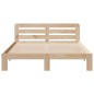 vidaXL Letto senza Materasso 140x190 cm in Legno Massello di Pino vidaXL Letto senza Materasso 140x190 cm in Legno Massello di Pino