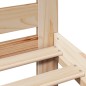 vidaXL Letto senza Materasso 140x190 cm in Legno Massello di Pino vidaXL Letto senza Materasso 140x190 cm in Legno Massello di Pino