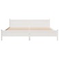 vidaXL Letto senza Materasso Bianco 180x200 cm Legno Massello di Pino vidaXL Letto senza Materasso Bianco 180x200 cm Legno Massello di Pino