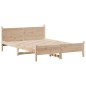 vidaXL Letto senza Materasso 150x200 cm in Legno Massello di Pino vidaXL Letto senza Materasso 150x200 cm in Legno Massello di Pino