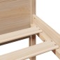 vidaXL Letto senza Materasso 150x200 cm in Legno Massello di Pino vidaXL Letto senza Materasso 150x200 cm in Legno Massello di Pino