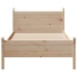 vidaXL Giroletto senza Materasso 100x200 cm in Legno Massello di Pino vidaXL Giroletto senza Materasso 100x200 cm in Legno Massello di Pino