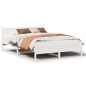 vidaXL Letto senza Materasso Bianco 120x200 cm Legno Massello di Pino vidaXL Letto senza Materasso Bianco 120x200 cm Legno Massello di Pino