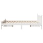 vidaXL Letto senza Materasso Bianco 120x200 cm Legno Massello di Pino vidaXL Letto senza Materasso Bianco 120x200 cm Legno Massello di Pino