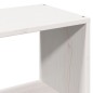vidaXL Testiera con Ripiani Bianca 100 cm in Legno Massello di Pino