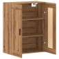vidaXL Mobile a Parete Rovere Artigianale 69,5x34x90 cm in Truciolato