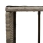 vidaXL Bordo per Spa Grigio in Polyrattan e Legno Massello di Acacia vidaXL Bordo per Spa Grigio in Polyrattan e Legno Massello di Acacia
