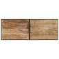 vidaXL Set Bar 7pz Legno Massello Mango Grezzo e Metallo vidaXL Set Bar 7pz Legno Massello Mango Grezzo e Metallo