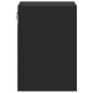 vidaXL Mobili TV a Parete con Luci LED 2pz Neri 41x31x45 cm vidaXL Mobili TV a Parete con Luci LED 2pz Neri 41x31x45 cm